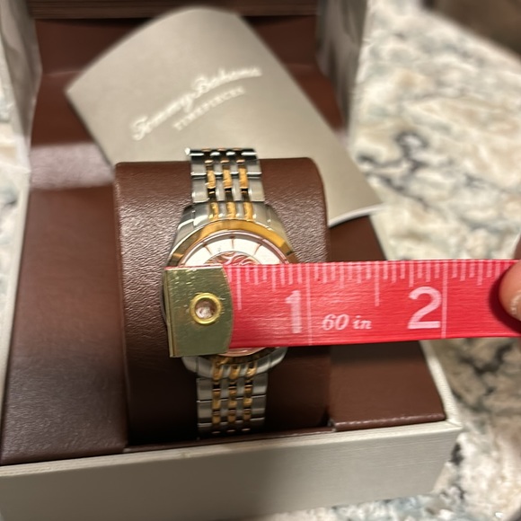 Like New Tommy Bahama Rose Gold & Silver Tropical Ladies Watch - Picture 9 of 11